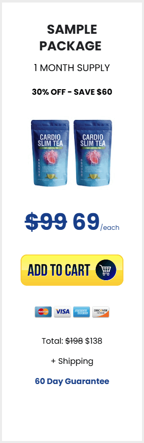 Buy Cardio Slim Tea 2 Bottle